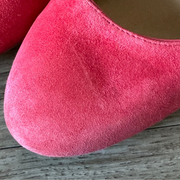 Coach Georgina Red Suede Pump Size 8.5 heels - Picture 8 of 11